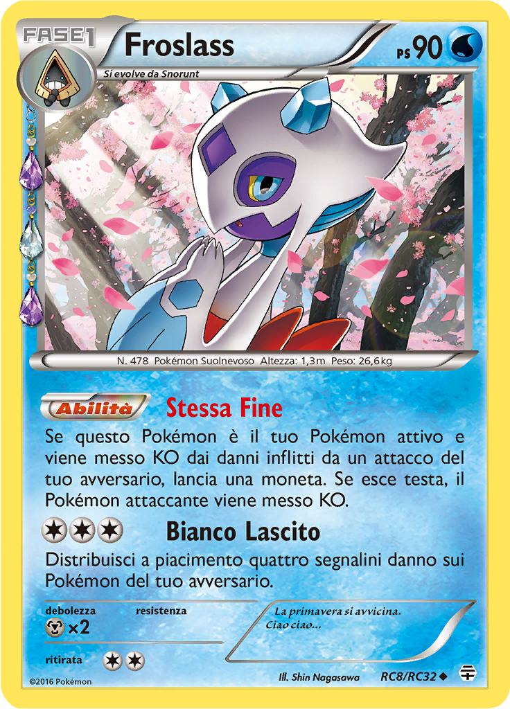 Froslass RC8/RC32 — Generazioni (Italian Pokémon TCG card)