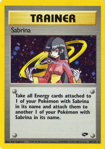 Sabrina 020 — Gym Challenge (Italian Pokémon TCG card)
