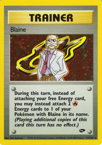 Blaine 100 — Gym Challenge (Italian Pokémon TCG card)