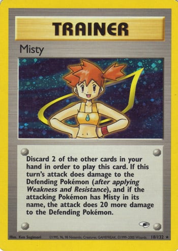 Misty 018 — Gym Heroes (Italian Pokémon TCG card)