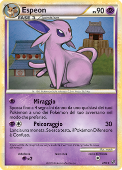 Espeon 002 — Senza Paura (Italian Pokémon TCG card)