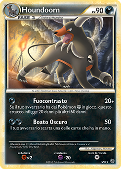 Houndoom 005 — Senza Paura (Italian Pokémon TCG card)