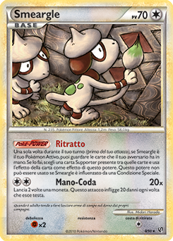 Smeargle 008 — Senza Paura (Italian Pokémon TCG card)