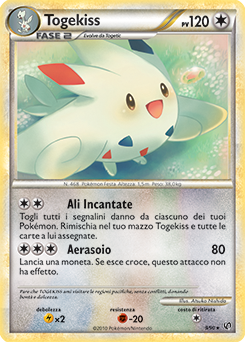 Togekiss 009 — Senza Paura (Italian Pokémon TCG card)