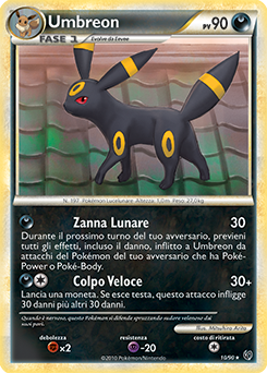 Umbreon 010 — Senza Paura (Italian Pokémon TCG card)