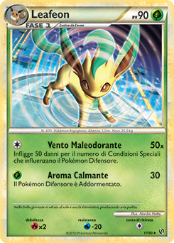 Leafeon 017 — Senza Paura (Italian Pokémon TCG card)