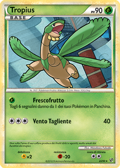 Tropius 022 — Senza Paura (Italian Pokémon TCG card)