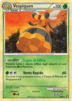 Vespiquen 023 — Senza Paura (Italian Pokémon TCG card)