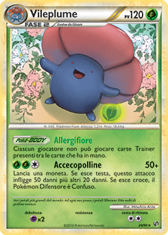 Vileplume 024 — Senza Paura (Italian Pokémon TCG card)