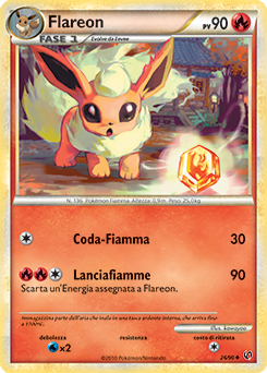 Flareon 026 — Senza Paura (Italian Pokémon TCG card)