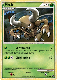 Pinsir 032 — Senza Paura (Italian Pokémon TCG card)