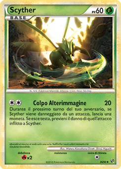 Scyther 036 — Senza Paura (Italian Pokémon TCG card)