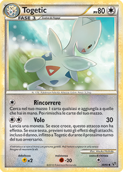Togetic 039 — Senza Paura (Italian Pokémon TCG card)
