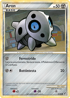 Aron 042 — Senza Paura (Italian Pokémon TCG card)