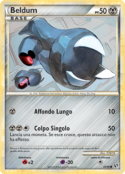 Beldum 043 — Senza Paura (Italian Pokémon TCG card)