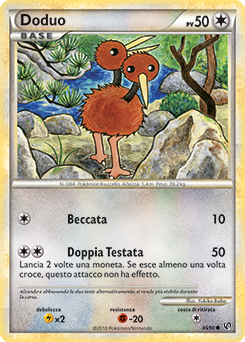 Doduo 045 — Senza Paura (Italian Pokémon TCG card)