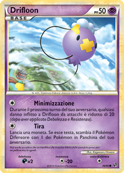 Drifloon 046 — Senza Paura (Italian Pokémon TCG card)