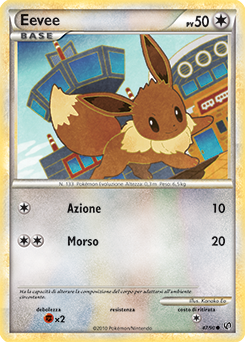 Eevee 047 — Senza Paura (Italian Pokémon TCG card)