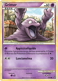 Grimer 050 — Senza Paura (Italian Pokémon TCG card)