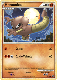 Hitmonlee 052 — Senza Paura (Italian Pokémon TCG card)