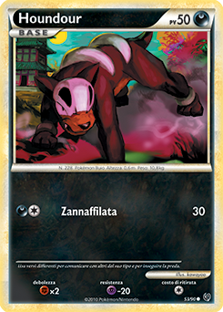 Houndour 053 — Senza Paura (Italian Pokémon TCG card)