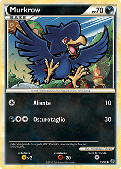 Murkrow 059 — Senza Paura (Italian Pokémon TCG card)