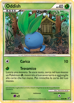 Oddish 060 — Senza Paura (Italian Pokémon TCG card)