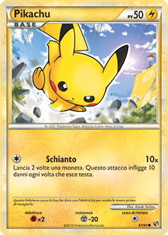 Pikachu 061 — Senza Paura (Italian Pokémon TCG card)