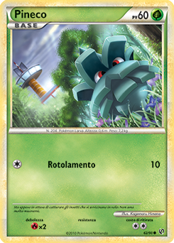 Pineco 062 — Senza Paura (Italian Pokémon TCG card)