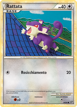 Rattata 064 — Senza Paura (Italian Pokémon TCG card)