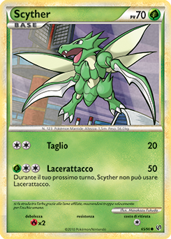Scyther 065 — Senza Paura (Italian Pokémon TCG card)