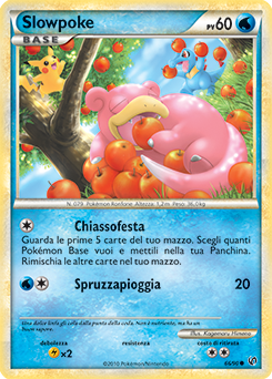 Slowpoke 066 — Senza Paura (Italian Pokémon TCG card)
