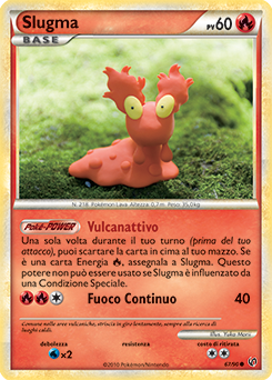 Slugma 067 — Senza Paura (Italian Pokémon TCG card)