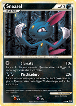 Sneasel 068 — Senza Paura (Italian Pokémon TCG card)