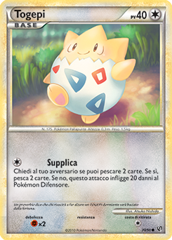 Togepi 070 — Senza Paura (Italian Pokémon TCG card)