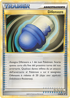 Difensore 072 — Senza Paura (Italian Pokémon TCG card)