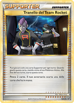 Tranello del Team Rocket 078 — Senza Paura (Italian Pokémon TCG card)
