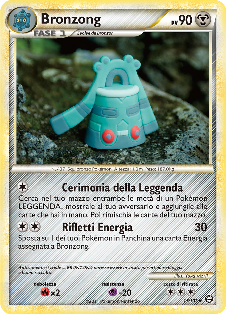 Bronzong 15/102 — Battaglie Trionfali (Italian Pokémon TCG card)