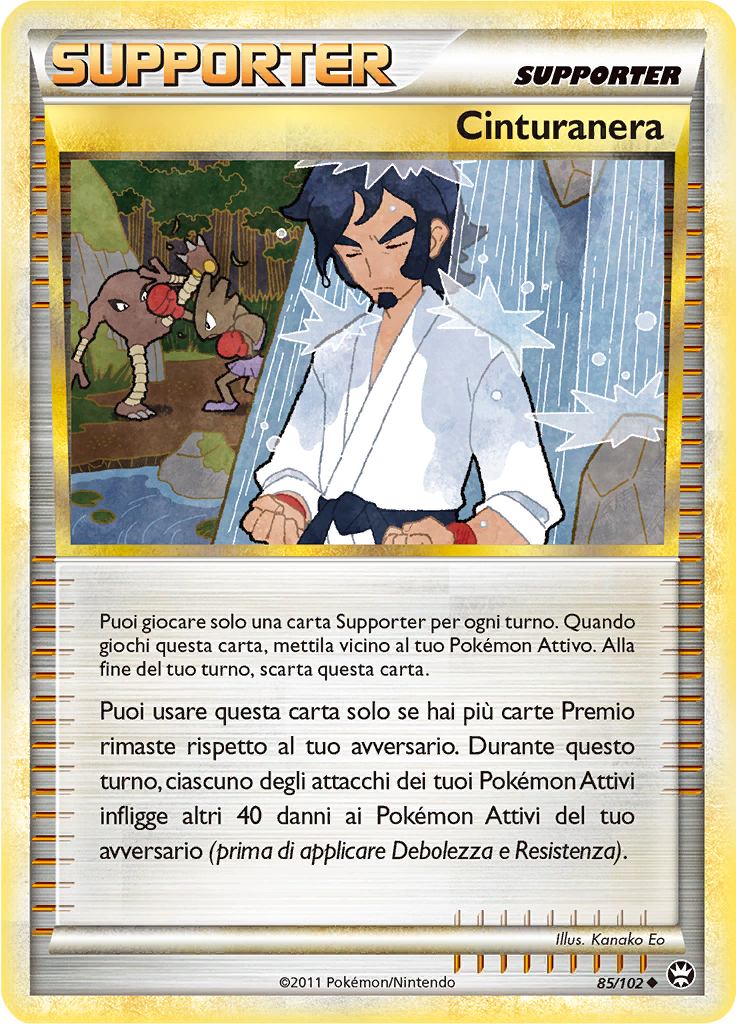 Cinturanera 85/102 — Battaglie Trionfali (Italian Pokémon TCG card)