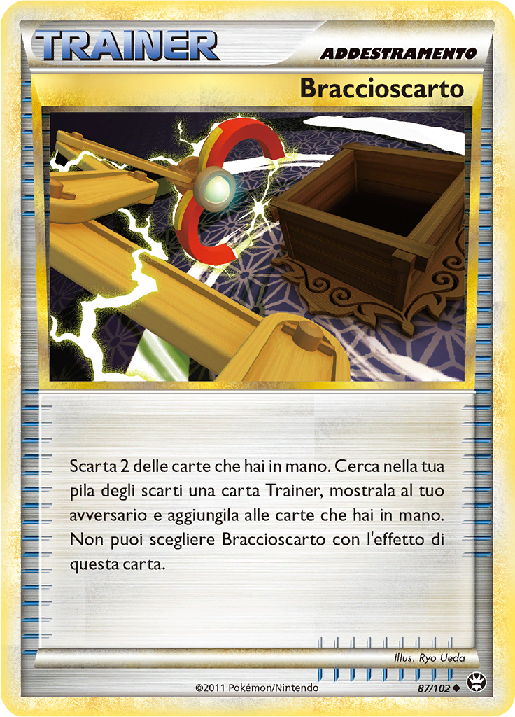 Braccioscardo 87/102 — Battaglie Trionfali (Italian Pokémon TCG card)