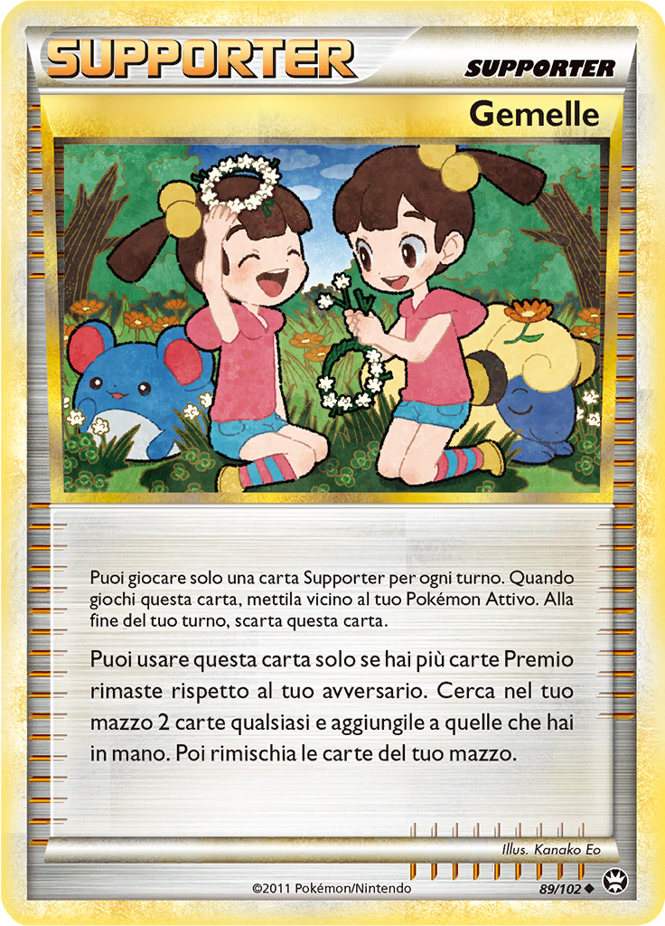 Gemelle 89/102 — Battaglie Trionfali (Italian Pokémon TCG card)