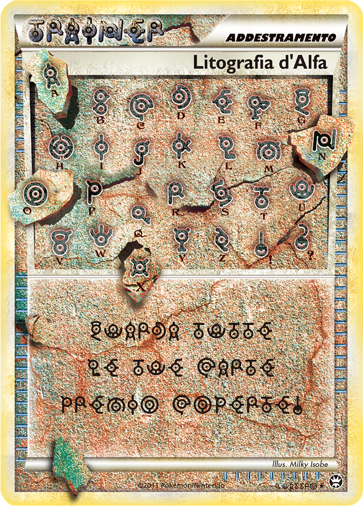 Litografia d'Alfa 90/90 — Battaglie Trionfali (Italian Pokémon TCG card)