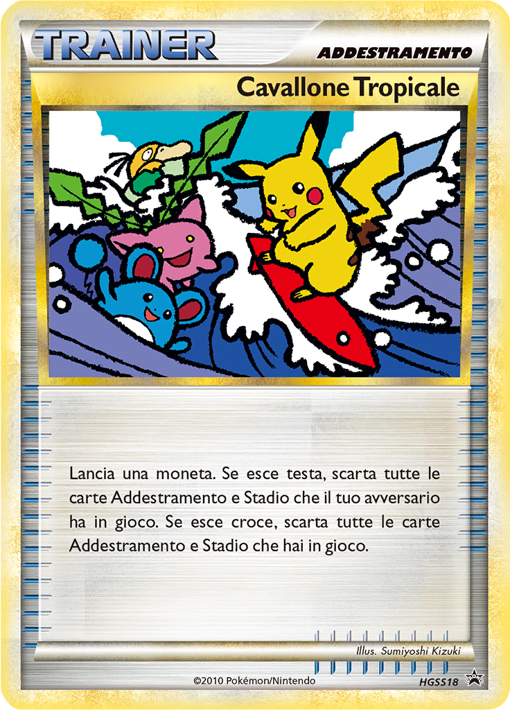 Cavallone Tropicale HGSS18 — HeartGold & SoulSilver Promos (Italian Pokémon TCG card)