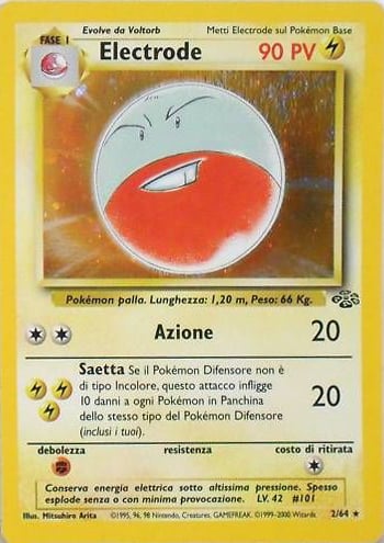 Electrode 018 — Jungle (Italian Pokémon TCG card)