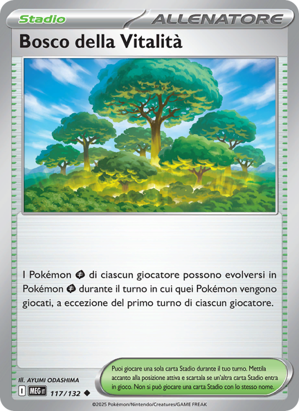 Bosco della Vitalità 117/188 — Mega Evolution (Italian Pokémon TCG card)