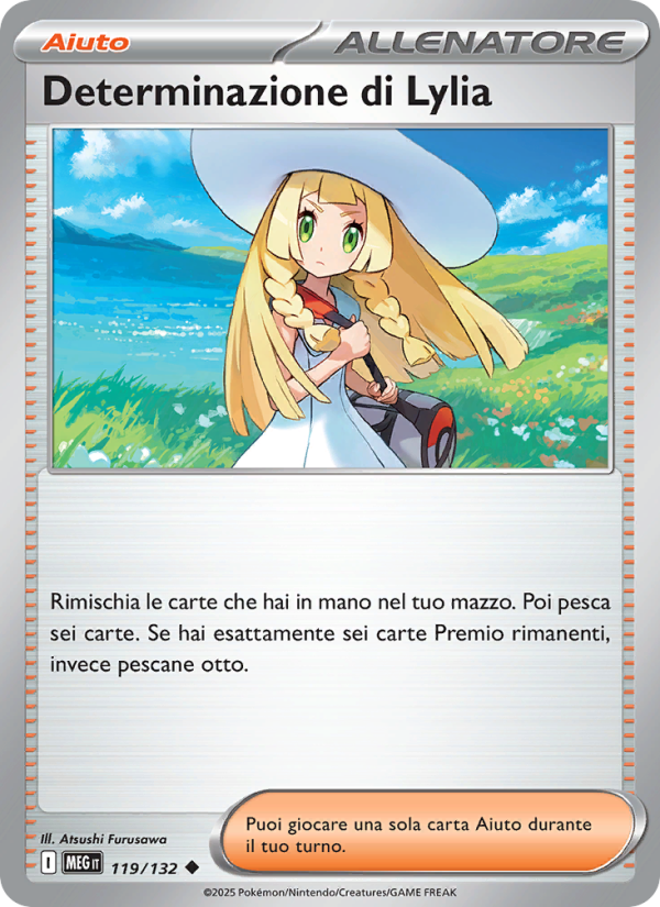 Determinazione di Lylia 119/188 — Mega Evolution (Italian Pokémon TCG card)