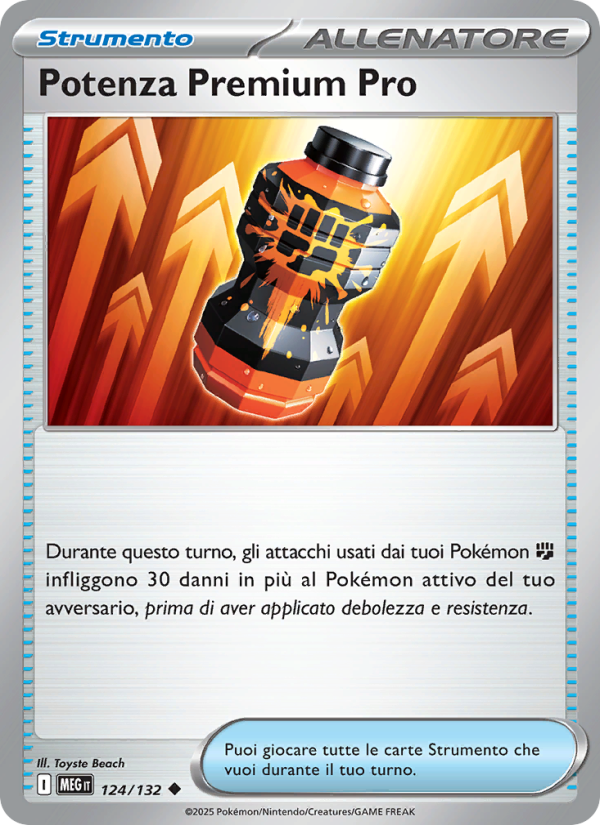 Potenza Premium Pro 124/188 — Megaevoluzione (Italian Pokémon TCG card)