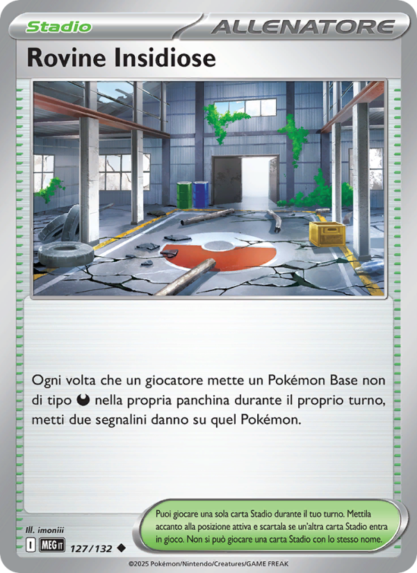 Rovine Insidiose 127/188 — Megaevoluzione (Italian Pokémon TCG card)