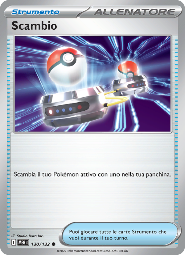 Scambio 130/188 — Megaevoluzione (Italian Pokémon TCG card)
