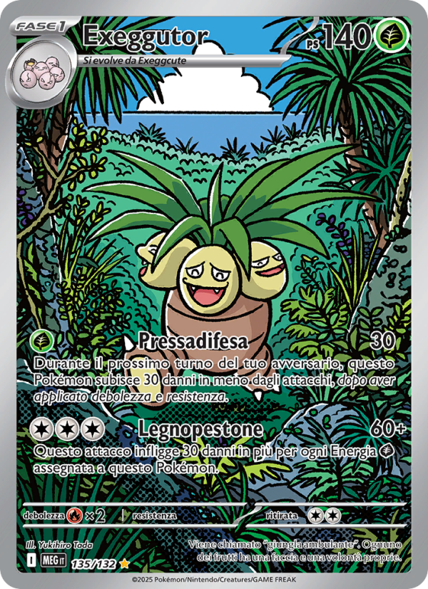 Exeggutor 135/188 — Megaevoluzione (Italian Pokémon TCG card)